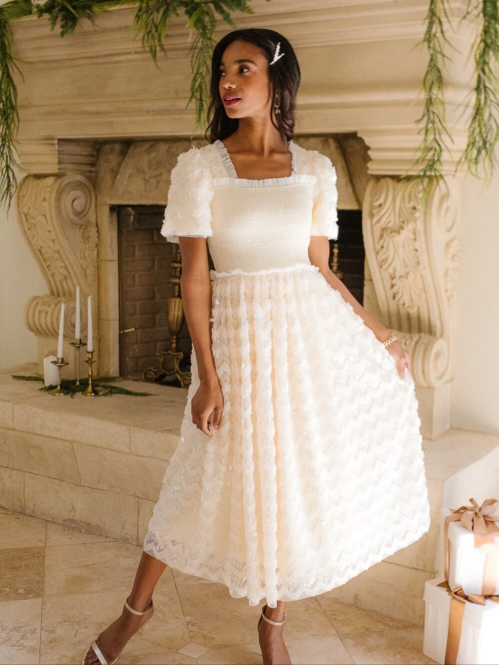 Ivy City Co Sparkle Cloud Nine Dress XL